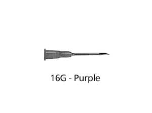BD PrecisionGlide 16 Gauge x 1" Specialty Use Sterile Hypodermic Needle, Purple Hub, Regular Wall, Regular Bevel, 100/Box - BD PrecisionGlide 16 gauge x 1" Specialty Use Sterile Hypodermic Needle - Image 1