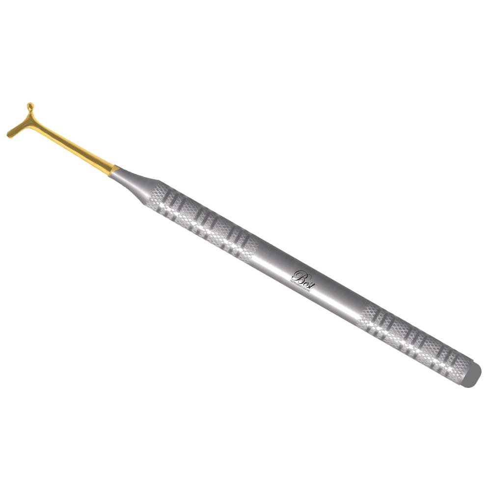 Best #34 Stainless Steel Burnisher with Titanium Gold Plated End, 8mm Hollow Handle, 1/Pk - Best #34 Stainless Steel Burnisher with Titanium Gold Plated End, 8mm Hollow Handle, 1/Pk - Image 1