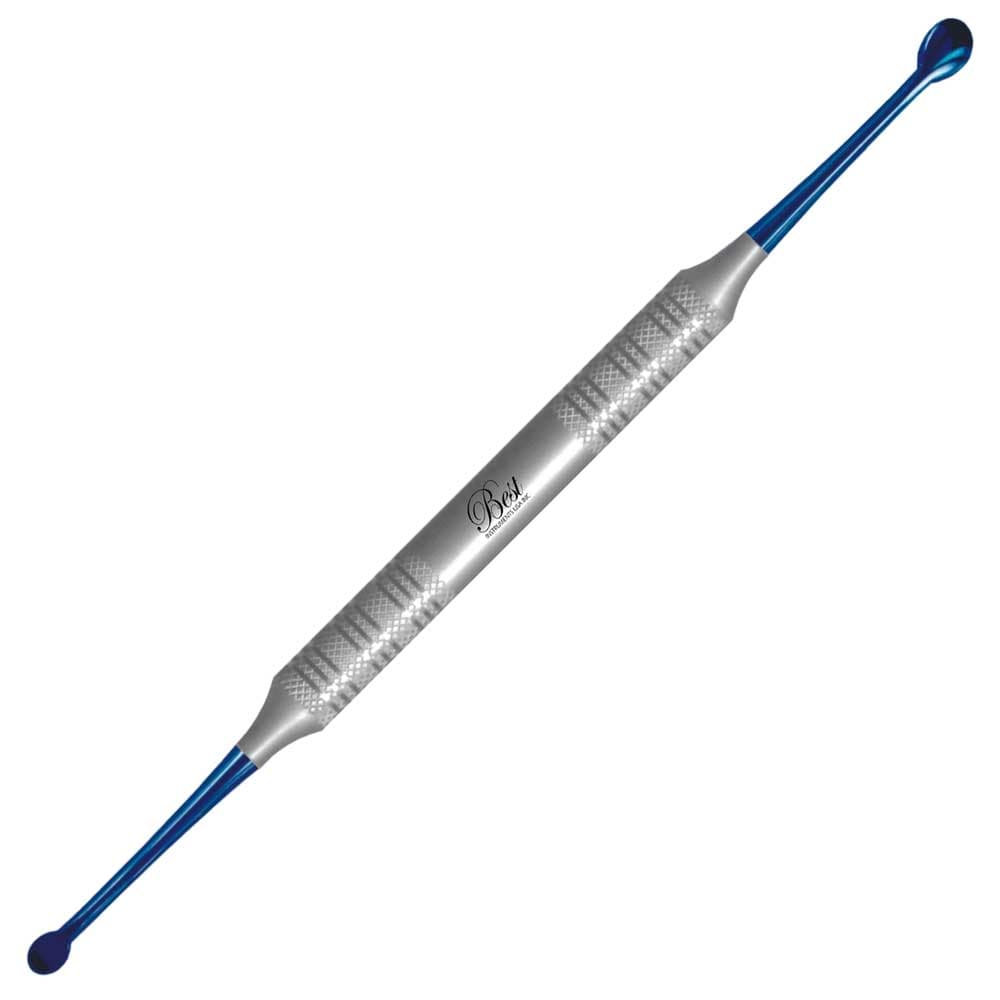 Best #2/4 Molt Stainless Steel Periosteal Elevator, Blue Titanium Coated Ends, 1/Pk - Best #2/4 Molt Stainless Steel Periosteal Elevator, Blue Titanium Coated Ends, 1/Pk - Image 1
