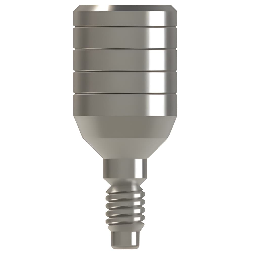 Bhi Implants Titanium Aesthetic Healing Cap, Internal Hex, Standard Platform, 4.5mm Body, 6mm Collar Height, 1/Pk - Bhi Implants Titanium Aesthetic Healing Cap, 4.5mm Standard Body, 6mm Collar Heights, 1/Pk - Image 1