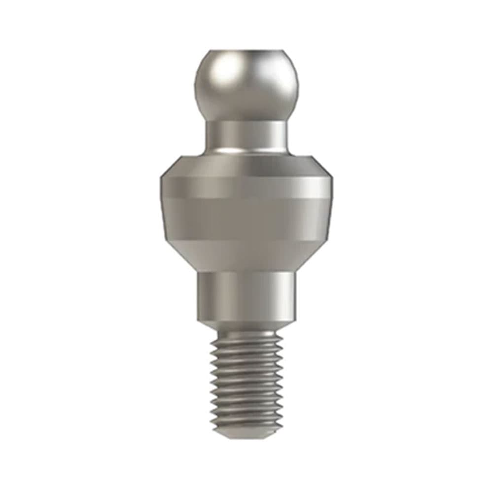 Bhi Implants Straight Titanium Ball Attachment for Internal Hex Dental Implant, H1, 1/Pk - Bhi Implants Straight Titanium Ball Attachment for Internal Hex Dental Implant, H1, 1/Pk - Image 1
