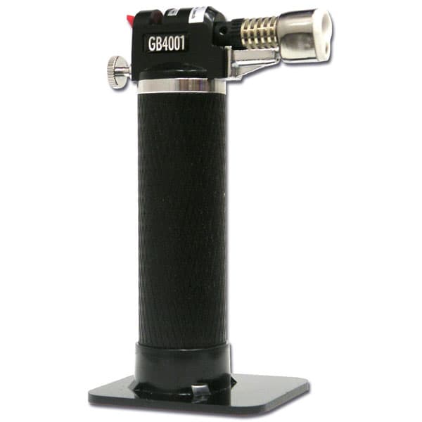 Blazer Stingray Micro Butane Torch, Refillable, 2500°F, 26g Gas Capacity - Stingray Micro Torch. A powerful, portable butane refillable torch. Features - Image 1