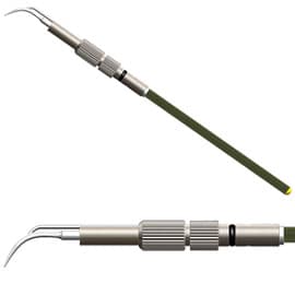 Bonart P10 Series 25K Straight Angle Ultrasonic Insert, External Water Flow, Metal Grip, Stainless Steel Tip, Universal Fit, Single - Bonart Medical Bonart P10 Series 25K Straight Angle Ultrasonic Inserts - Image 1
