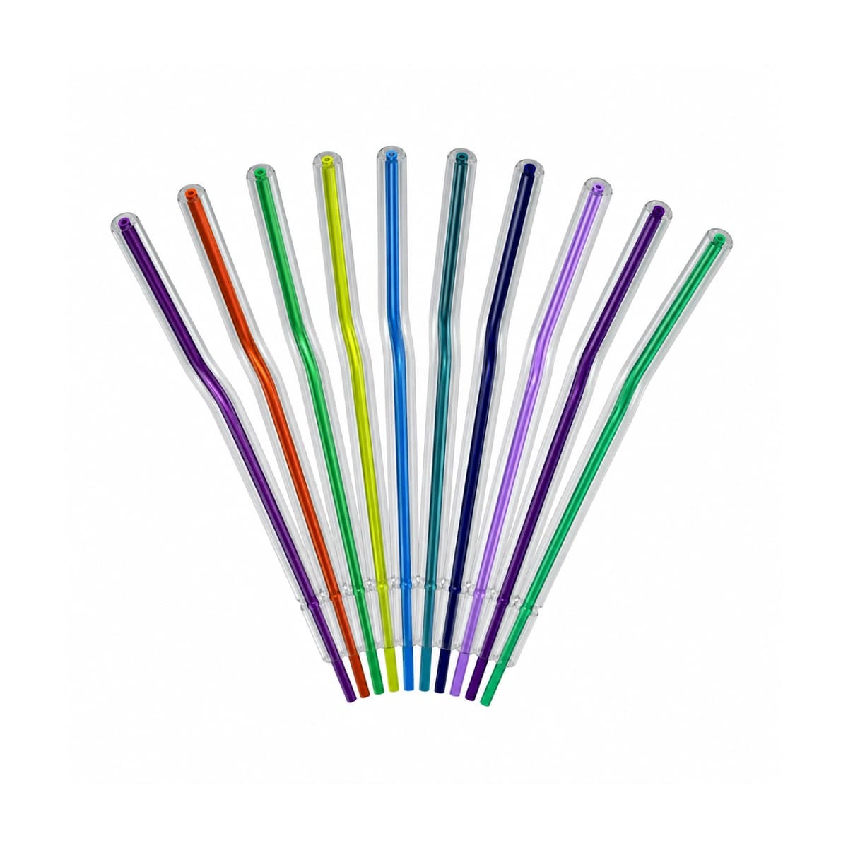 Britedent 3-Way Air/Water Syringe Tips, Disposable, Assorted Colors, 250/Pk - Britedent 3-Way Air/Water Syringe Tips, Disposable, Assorted Colors, 250/Pk - Image 1