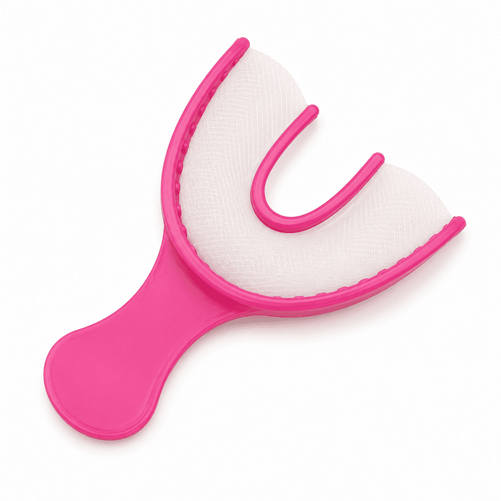 Britedent Disposable Bite Trays, Full Arch, Pink, 30/Pk - Britedent Disposable Bite Trays, Full Arch, Pink, 30/Pk. - Image 1