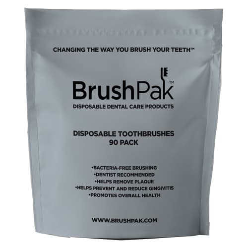 BrushPak Disposable Toothbrushes, 90/Pk - BrushPak Disposable Toothbrushes, 90 brushes/Pk. - Image 1