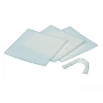 Buffalo Dental Mouthguard Material, Clear, 0.118" x 5" x 5", 25 Sheets/Pk, 62816 - Mouthguard Material, Clear, 0.118 in x 5 in x 5 in, 25/Pk, 62816 - Image 1
