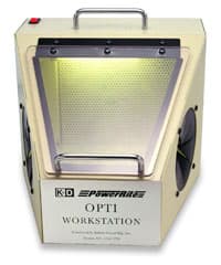 Buffalo Dental Opti Workstation with Suction and Light, 220 V AC, 11"W x 12"D x 8 1/2"H - Opti Workstation with Suction and Light, 220 V AC. Size 11"W x 12"D x 8 1/2"H - Image 1