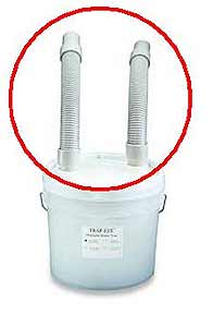 Buffalo Dental Trap-Eze Flexible Replacement Hoses, 18 in, Set of 2, 62108 - Trap-Eze Flexible Hoses, 18 in, Set of 2, 62108 - Image 1