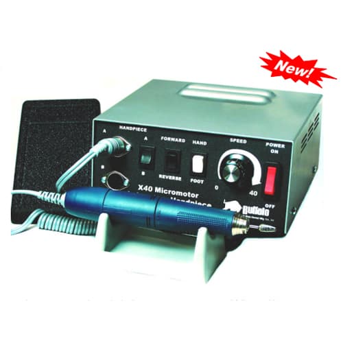 Buffalo Dental X40 Electric Handpiece System, 120V AC, 40,000 RPM, Console + Handpiece + Foot Control, 38085 - Buffalo - X40 Electric Handpiece System, 120V AC (Console + 40k rpm HP + Foot Control), 38085 - Image 1