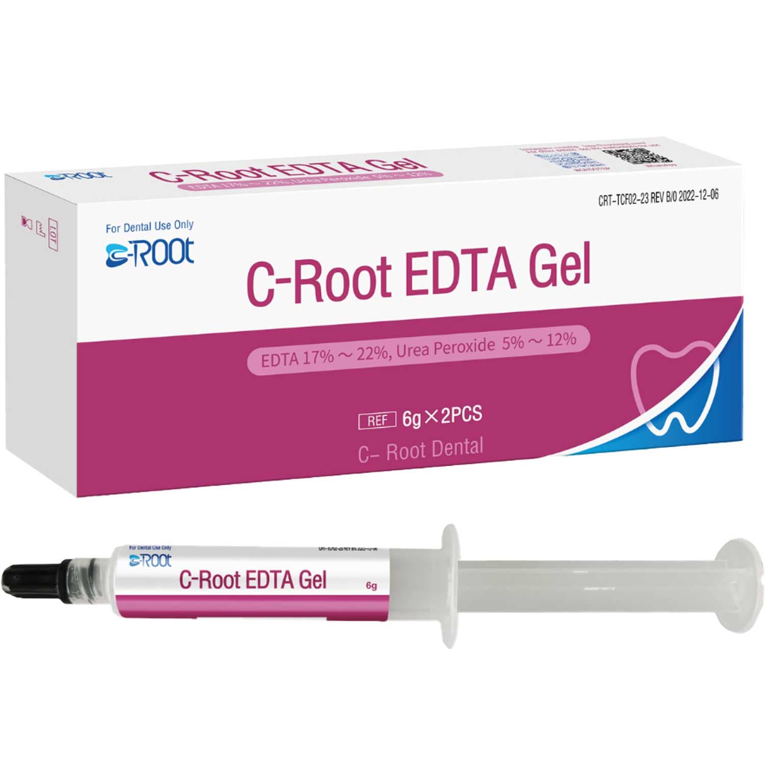 C-Root EDTA Gel, 2 x 6g Syringes - C-Root EDTA Gel, 2 x 6g Syringes - Image 1