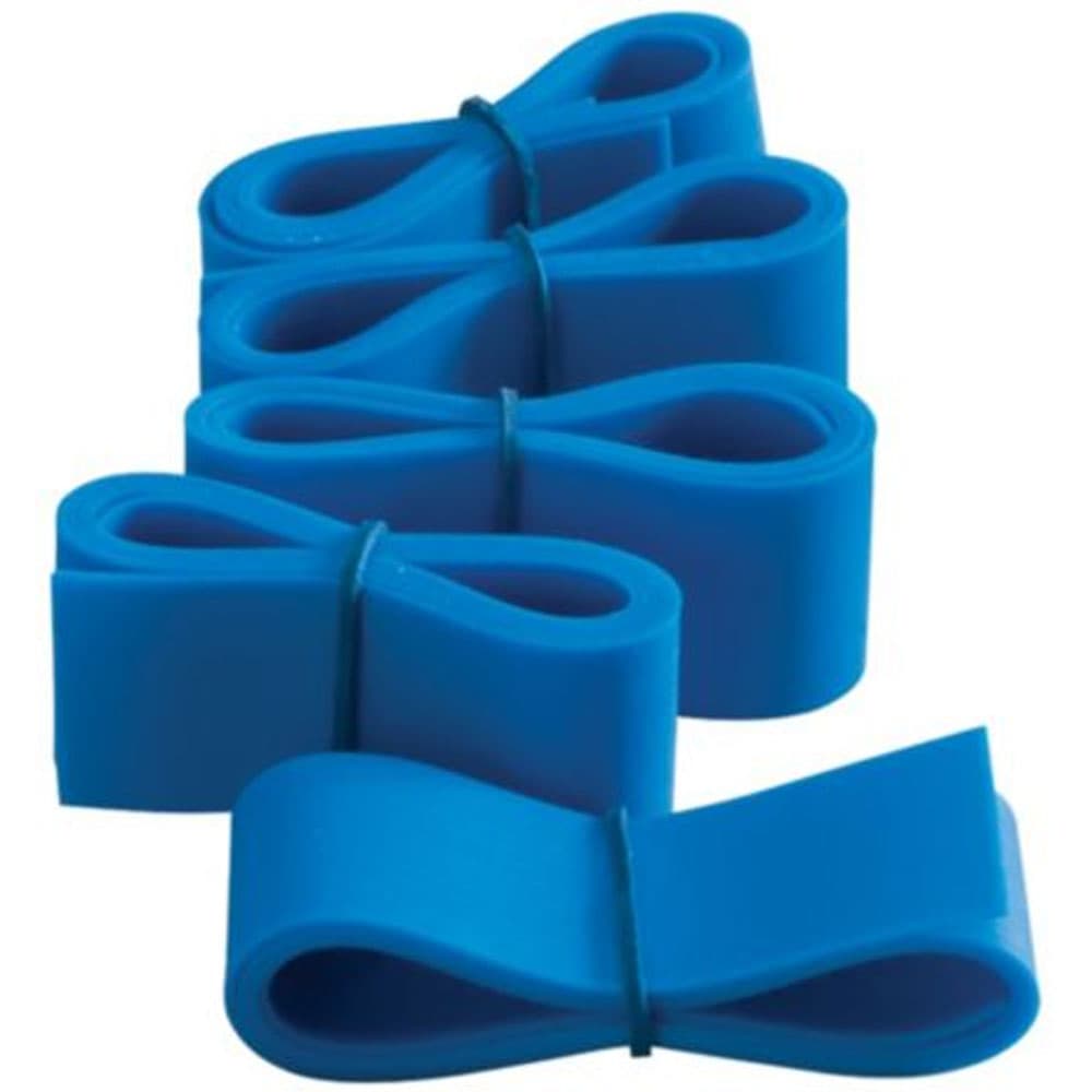 Cardinal Health Polyisoprene Disposable Tourniquet Strap, 1" x 18", Blue, 100/Box, 10 Boxes/Case - Cardinal Health Polyisoprene Disposable Tourniquet Strap, 1" x 18", 100/Box, 10 Boxes/Case - Image 1