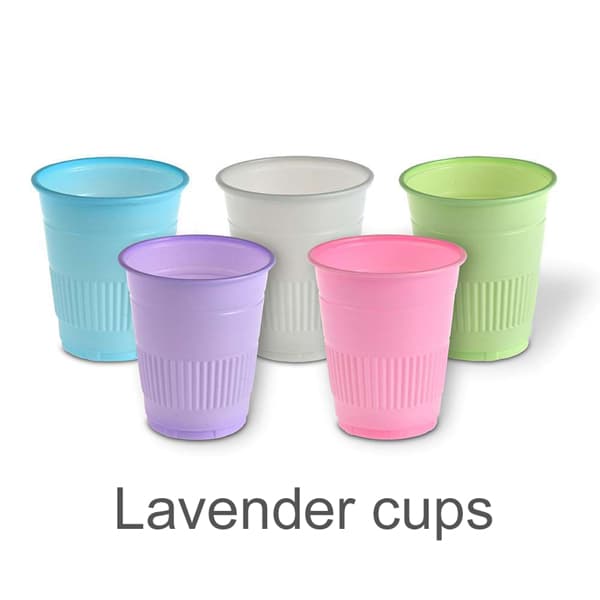 MARK3 Disposable 5 oz Plastic Cups, Lavender, 1000/Case - MARK3 Disposable 5 oz Plastic Cups - Lavender - 1000/Cs. Made - Image 1
