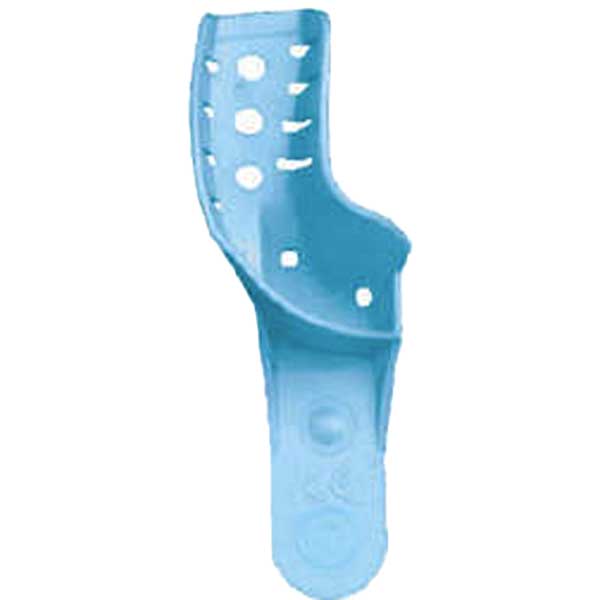 MARK3 Disposable Impression Trays #8, Upper Right, Blue, 12/Pk - MARK3 Disposable Impression Trays #8, Upper Right, Blue, 12/Pk - Image 1