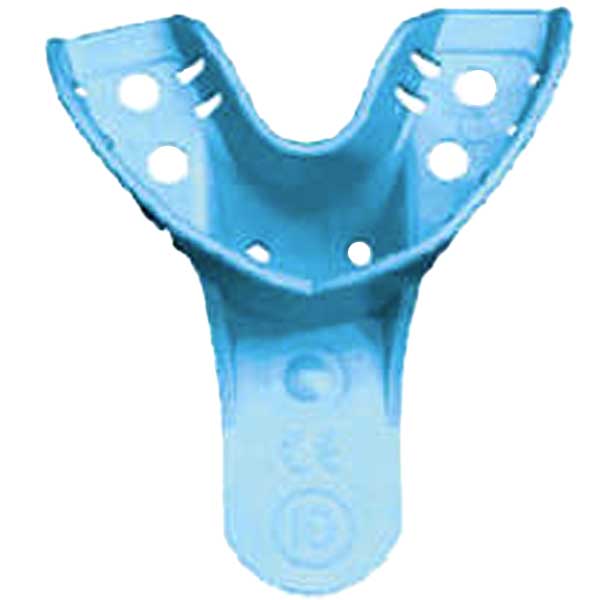 MARK3 Disposable Impression Trays #10, Anterior Lower, Blue, 12/Pk - MARK3 Disposable Impression Trays #10, Anterior Lower, Blue, 12/Pk - Image 1