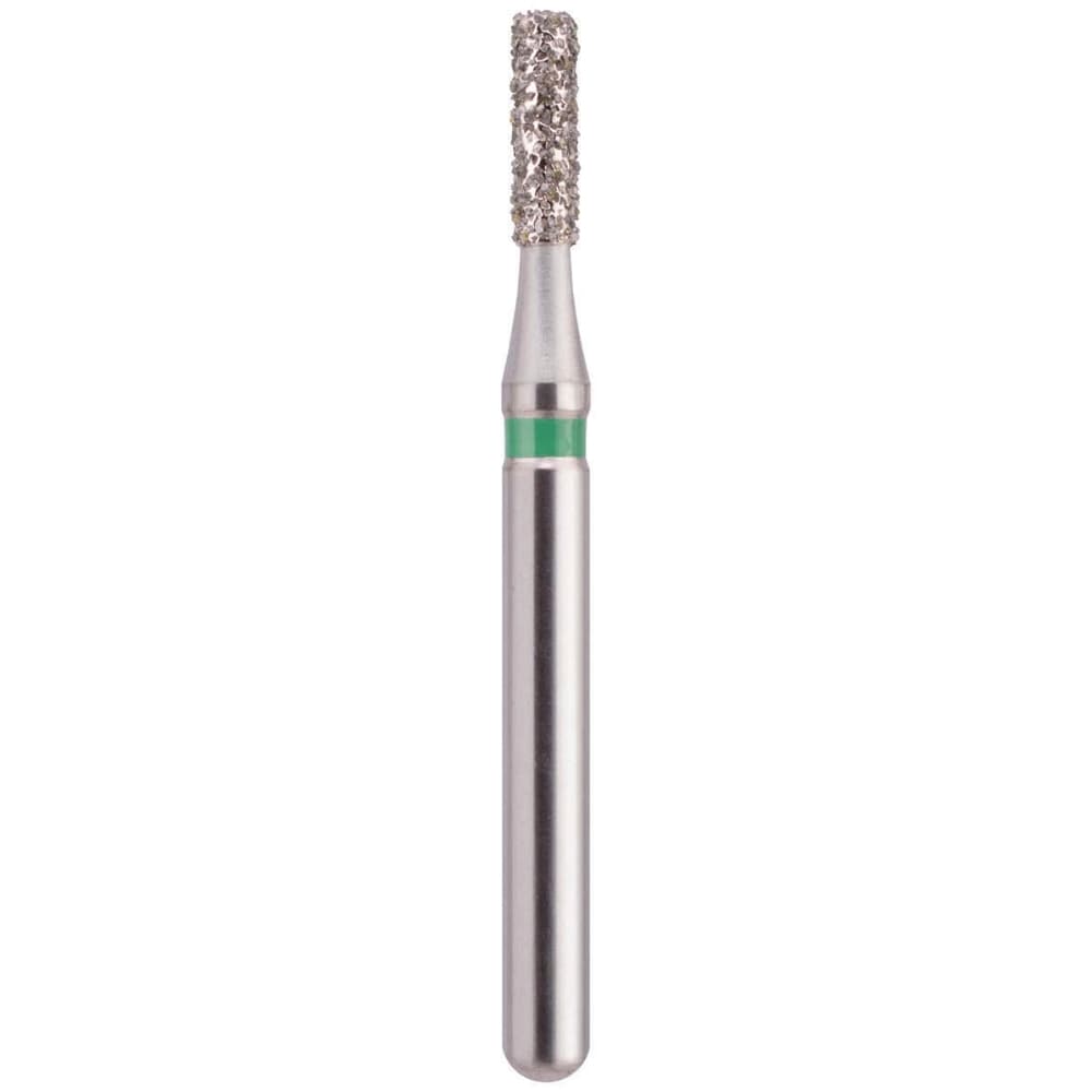 MARK3 Blue Streak FG #836.012 Coarse, Flat End Cylinder Diamond Burs, 5/Pk - MARK3 Blue Streak FG #836.012 Coarse, Flat End Cylinder Diamond Burs, 5/Pk - Image 1