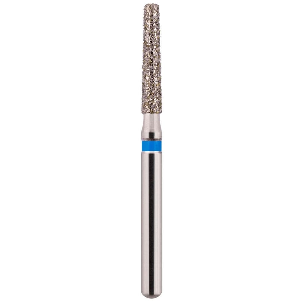 MARK3 Blue Streak FG #847.016 Medium, Round Edge Taper Diamond Bur, 5/Pk - MARK3 Blue Streak FG #847.016 Medium, Round Edge Taper Diamond Bur, 5/Pk - Image 1