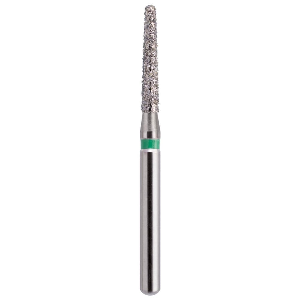 MARK3 Blue Streak FG #856.014 Coarse, Round End Taper Diamond Bur, 5/Pk - MARK3 Blue Streak FG #856.014 Coarse, Round End Taper Diamond Bur, 5/Pk - Image 1