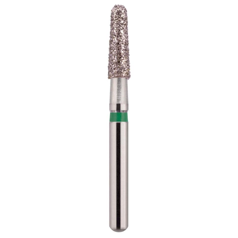 MARK3 Blue Streak FG #856.018 Coarse, Round End Taper Diamond Bur, 5/Pk - MARK3 Blue Streak FG #856.018 Coarse, Round End Taper Diamond Bur, 5/Pk - Image 1