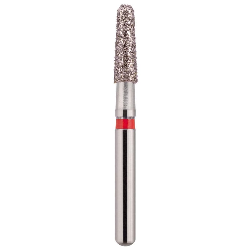 MARK3 Blue Streak FG #856.018 Fine, Round End Taper Diamond Bur, 5/Pk - MARK3 Blue Streak FG #856.018 Fine, Round End Taper Diamond Bur, 5/Pk - Image 1