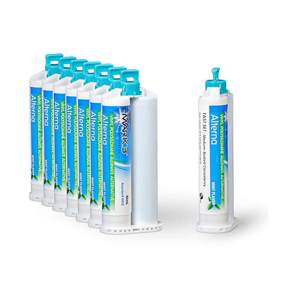 MARK3 Alterna Alginate Alternative, Fast Set, Mint Flavor, 8 x 50mL Cartridges per Box - MARK3 Alterna Alginate Alternative, Fast set, Mint flavor, 8 x 50mL Cartridges - Image 1