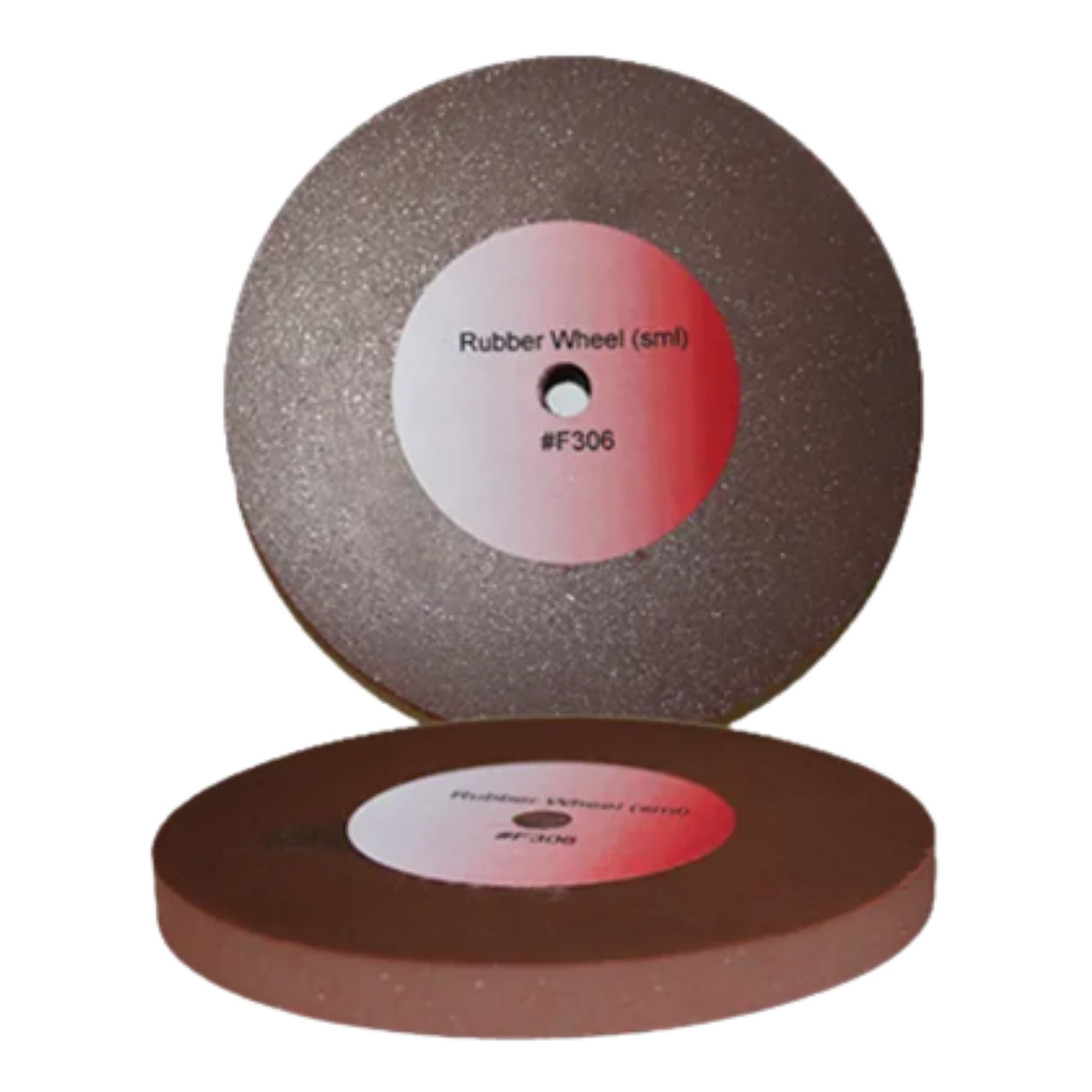 CFS Polishing Brown Rubber Wheels, 100/Pk - CFS Polishing Brown Rubber Wheels, 100/Pk - Image 1
