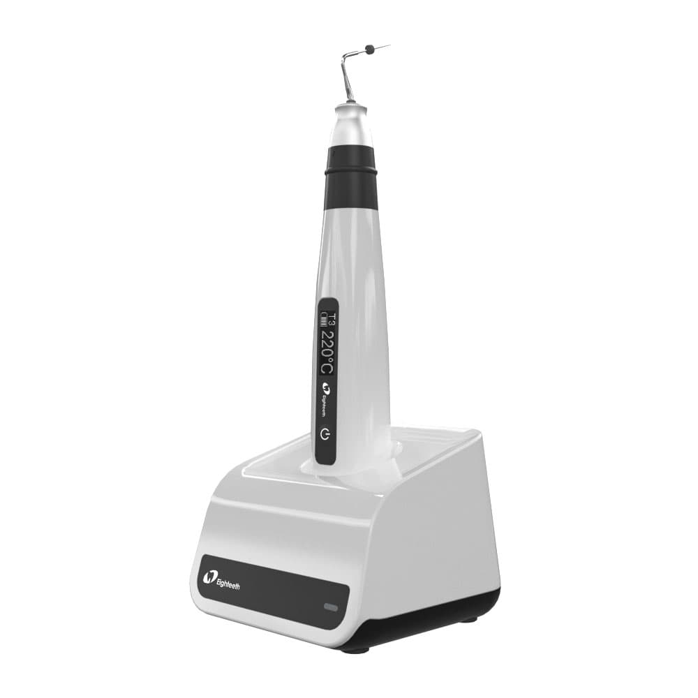 Eighteeth Fast-Pack Pro Obturation Handpiece Kit with Small, Medium, and Large Tips - Eighteeth Fast-Pack Pro Obturation Pack Handpiece Kit. Includes: - Image 1