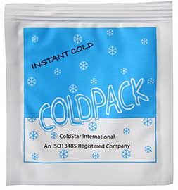 Coldstar Single-Use Instant Non-Insulated Cold Packs, 5" x 5.5", 24/Box - Coldstar Single-Use Instant Non-insulated Cold Packs, 5" x 5.5", 24/Box. Sized - Image 1