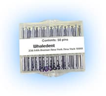 TMS Link L-522 Minim Silver Single Shear Pins, .021" / .525 mm, Gold-Plated Stainless Steel, 522/Bx - TMS Link L-522 Minim Silver, Bulk .021" / .525 mm Gold-Plated stainless steel - Image 1