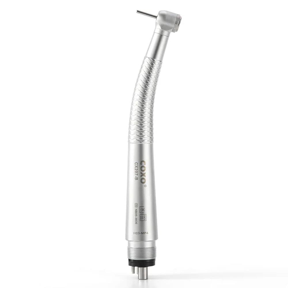 Coxo CX207-A Anti-retraction High-speed Air Turbine Handpiece, Push Button Chuck, 4-Hole, 1-Way Spray, Single Handpiece - Coxo CX207-A Anti-retraction High-speed Air Turbine Handpiece, Single Handpiece - Image 1