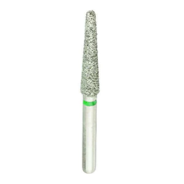 Crosstech FG #850L.021 Coarse Grit Long Round End Taper Premium Diamond Bur, 5/Pk - Crosstech FG #850L.021 Coarse Grit Long Round End Taper Premium Diamond Bur, 5/Pk. - Image 1