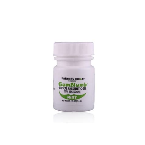 Crosstex Gumnumb Mint Topical Anesthetic Gel, Benzocaine 20%, 1 oz Jar - Gumnumb Mint Topical Anesthetic Gel (Benzocaine 20%), 1 oz. Jar - Image 1