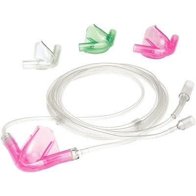 Axess Accutron Scavenging Circuit for Remote Flow System (RFS), Includes RFS Scavenging Circuit, 3 Adapter Fittings, and 9 Low Profile Single Use Nasal Masks - Axess Accutron Scavenging Circuit for Remote Flow System (RFS), Includes: RFS - Image 1