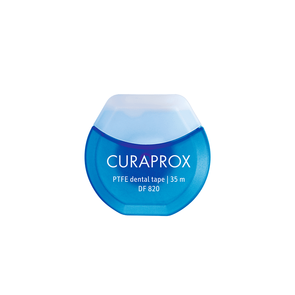 Curaprox DF 820 PTFE Dental Tape, 35m, 1/Pk - Curaprox DF 820 PTFE Dental Tape, 35m, 1/Pk - Image 1