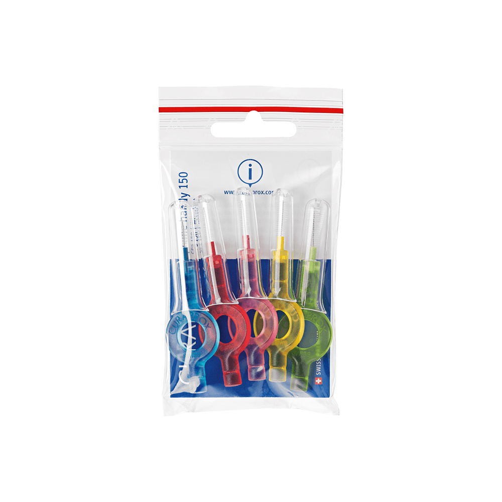 Curaprox CPS Prime Interdental Brushes, Assorted Sizes (CPS 06-011), 5/Pk - Curaprox CPS Prime Mixed Brushes, Assorted, 5/Pk - Image 1