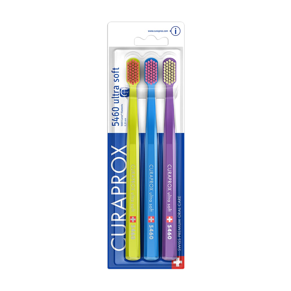 Curaprox CS 5460 Toothbrush, Ultra Soft, 3/Pk - Curaprox CS 5460 Toothbrush, Ultra Soft, 3/Pk - Image 1