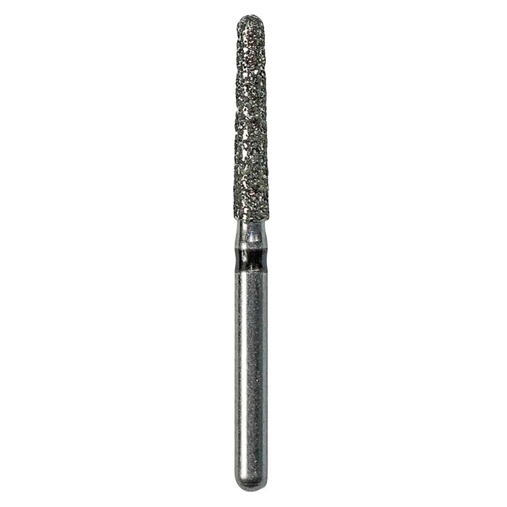 Defend FG #850.018 Super Coarse Round End Taper Diamond Bur, 5/Pk - Defend FG #850.018 Super Coarse Round End Taper Diamond Bur, 5/Pk - Image 1