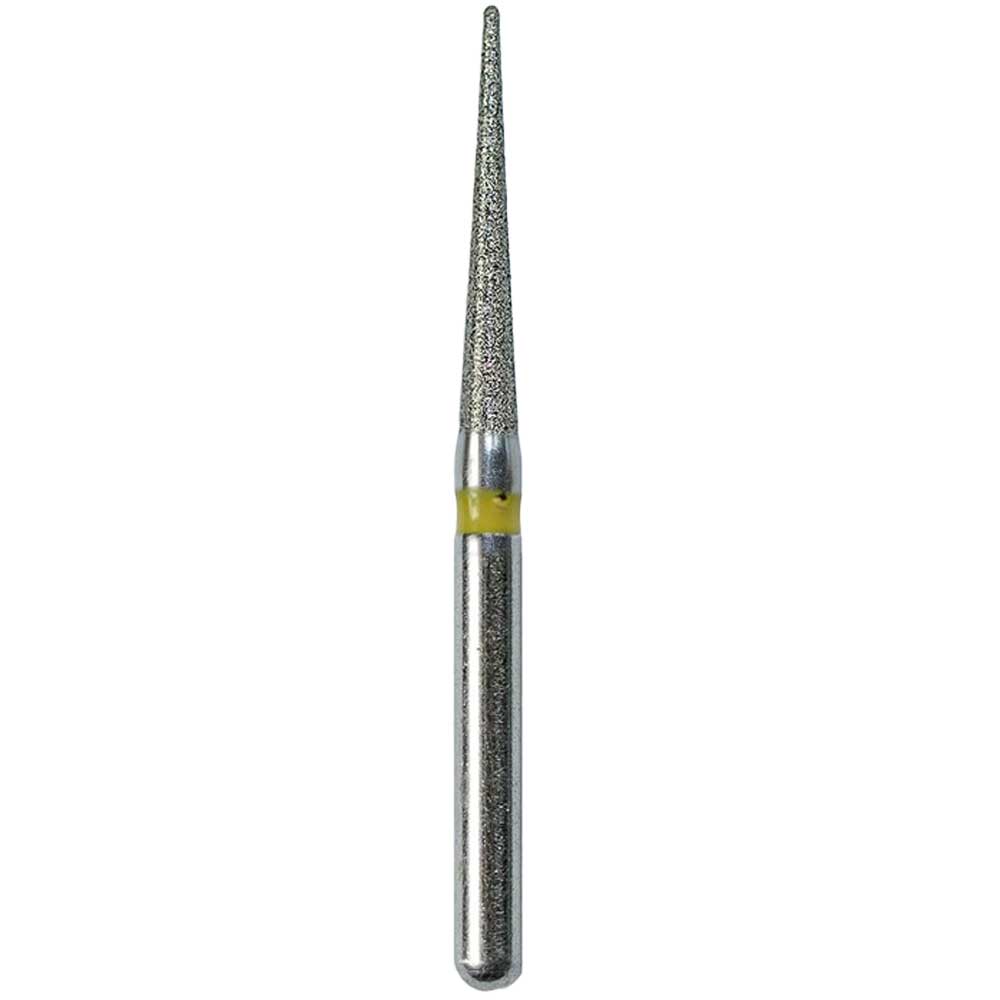 Defend FG #859.016 Super Fine Needle Shaped Diamond Bur, 5/Pk - Defend FG #859.016 Super Fine Needle Shaped Diamond Bur, 5/Pk - Image 1