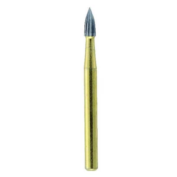 DentalRee FG #7104 Flame Shaped 12 Blade Trimming and Finishing Bur, 5/Pk - DentalRee FG #7104 Flame Shaped 12 Blade Trimming and Finishing Bur, 5/Pk - Image 1