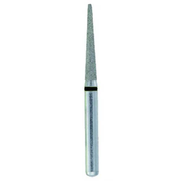 DentalRee FG #850N.016 Super Coarse Round End Taper Narrow Diamond Bur, 5/Pk - DentalRee FG #850N.016 Super Coarse Round End Taper Narrow Diamond Bur, 5/Pk - Image 1
