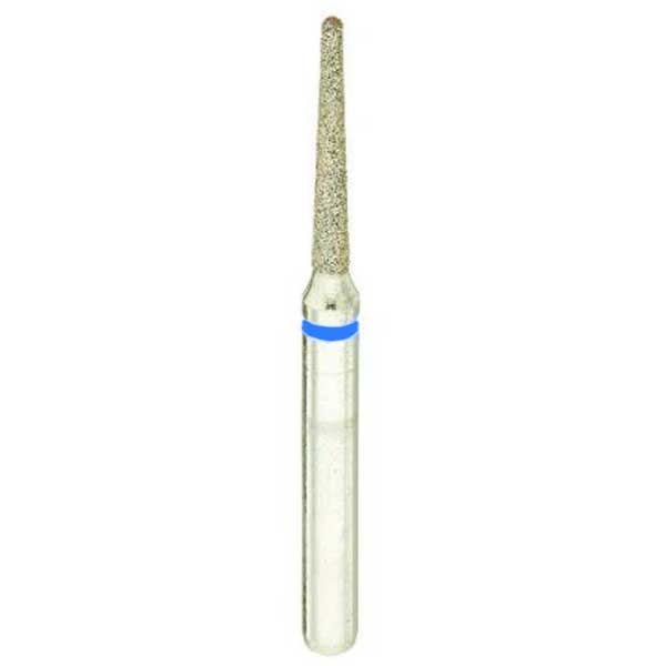 DentalRee FG #856.012 Medium Round End Taper Diamond Bur, 5/Pk - DentalRee FG #856.012 Medium Round End Taper Diamond Bur, 5/Pk - Image 1