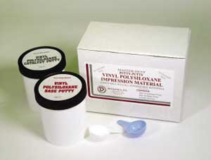 Dentonics Master-Dent PVS Putty/Putty - Regular Set, 600 ml Catalyst, 600 ml Base, Economy Size, 01KTRZ2M3AFGN1B50TV5CVDF5N - Dentonics - Pvs Putty/Putty Economy Size 600Ml C/600Ml B - Image 1