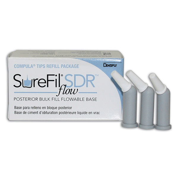 SureFil SDR Flow Bulk Fill Flowable Composite, A1, Compula Tips Refill, 15 x 0.25 g, Dentsply Sirona - SureFil SDR Flow A1 Compula Tips Refill: 15 - 0.25 Gm. Compula Tips - Image 1