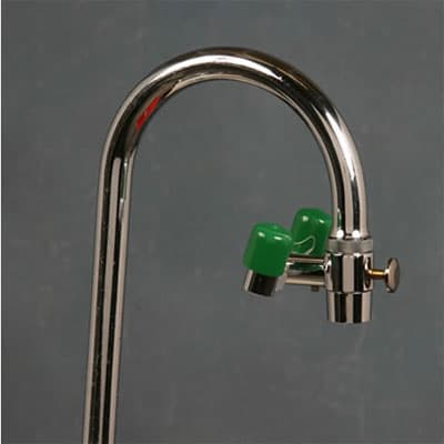 Opti-Klens I Eyewash Fountain, Faucet-Mounted, No Plumbing Required, Includes 2 Adapters - Opti-Klens I Eyewash Fountain, mounts behind your existing faucet spout. It - Image 1
