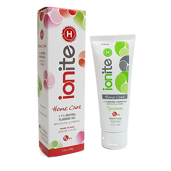 Ionite-H Home Care Toothpaste, Spearmint, 1.1% Neutral Sodium Fluoride with Tri-Calcium Phosphate, 4.3 oz Tube, Case of 12 - Ionite-H Home care toothpaste - Spearmint, case of 12 x 4.3 oz. tube - Image 1