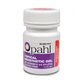 Opahl Topical Anesthetic Gel 20% Benzocaine, Concord Grape Flavor, 1 oz, Fast-Acting - Opahl Topical Anesthetic Gel 20% Benzocaine - CONCORD GRAPE 1 oz. Fast-acting - Image 1