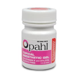 Opahl Topical Anesthetic Gel 20% Benzocaine, Strawberry Shortcake Flavor, 1 oz, 01KT8PD5ERCNMJJVKD7K3DBD8Y - Opahl Topical Anesthetic Gel 20% Benzocaine - STRAWBERRY SHORTCAKE 1 oz - Image 1