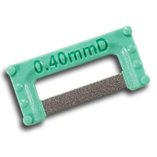 ContacEZ IPR Plus Widerner Aqua/Coarse Double-Sided 0.40mm Diamond Strip, 16/Pk - ContacEZ IPR Plus Widerner Aqua/Coarse Double-Sided 0.40mm Diamond Strip 16/Pk - Image 1