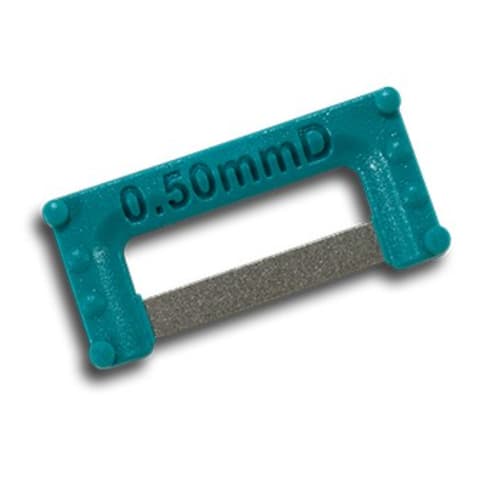 ContacEZ IPR Plus Widerner Teal/Coarse Double-Sided 0.50mm Diamond Strip, 16/Pk - ContacEZ IPR Plus Widerner Teal/Coarse Double-Sided 0.50mm Diamond Strip 16/Pk - Image 1