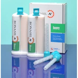 Bonasil A+ VPS Impression Material, Fast Set, Heavy Body, Yellow, 4 x 50 ml Cartridges - Bonasil A+ VPS Material - Fast Set, Heavy Body, Yellow. 4 - 50 ml Cartridges - Image 1